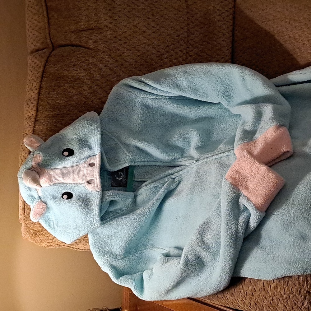 Large Unicorn Hooded Pajamas or Costume